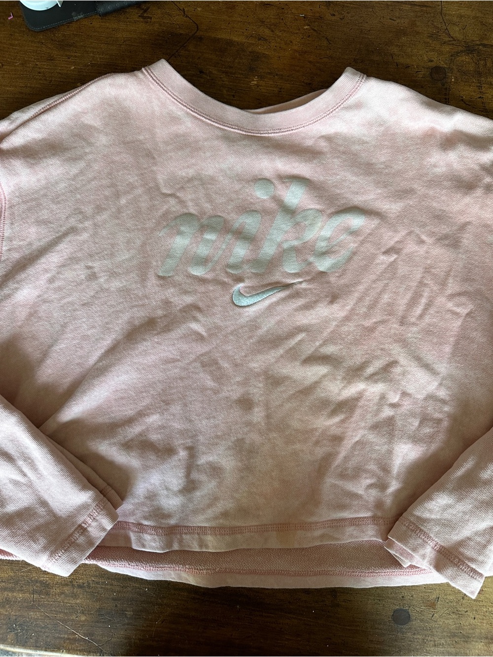 cropped Nike oversized top